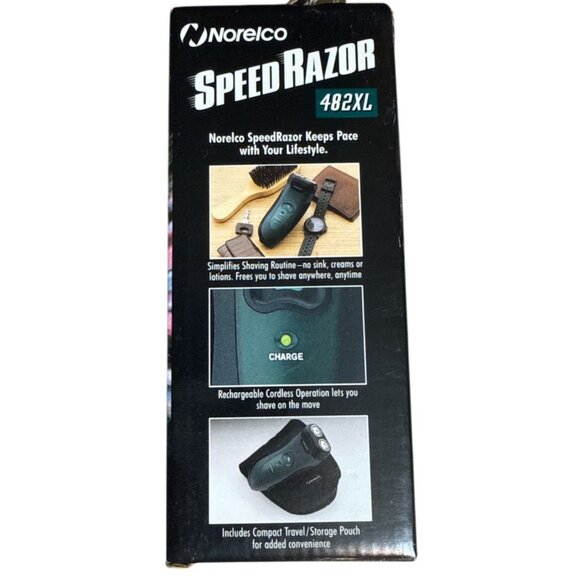Norelco Speed Razor 482XL, Rechargeable Cordless Brand New - Picture 3 of 3